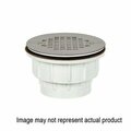 Sioux Chief Solvent Weld Stainless Steel Shower Drain Strainer 825-2PPK